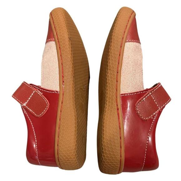 Livie & Luca - Sweet Remanant II Red Multi Patterned Girls Dress Shoes | Size 11 - Picture 13 of 15